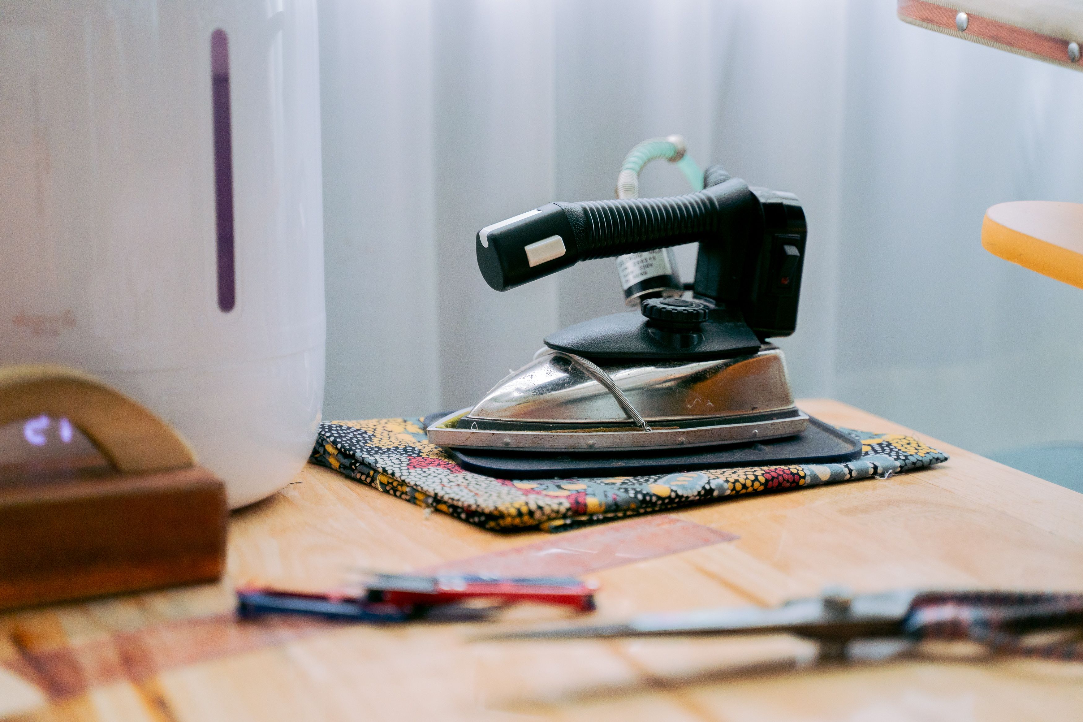 Professional iron box and pressing equipment